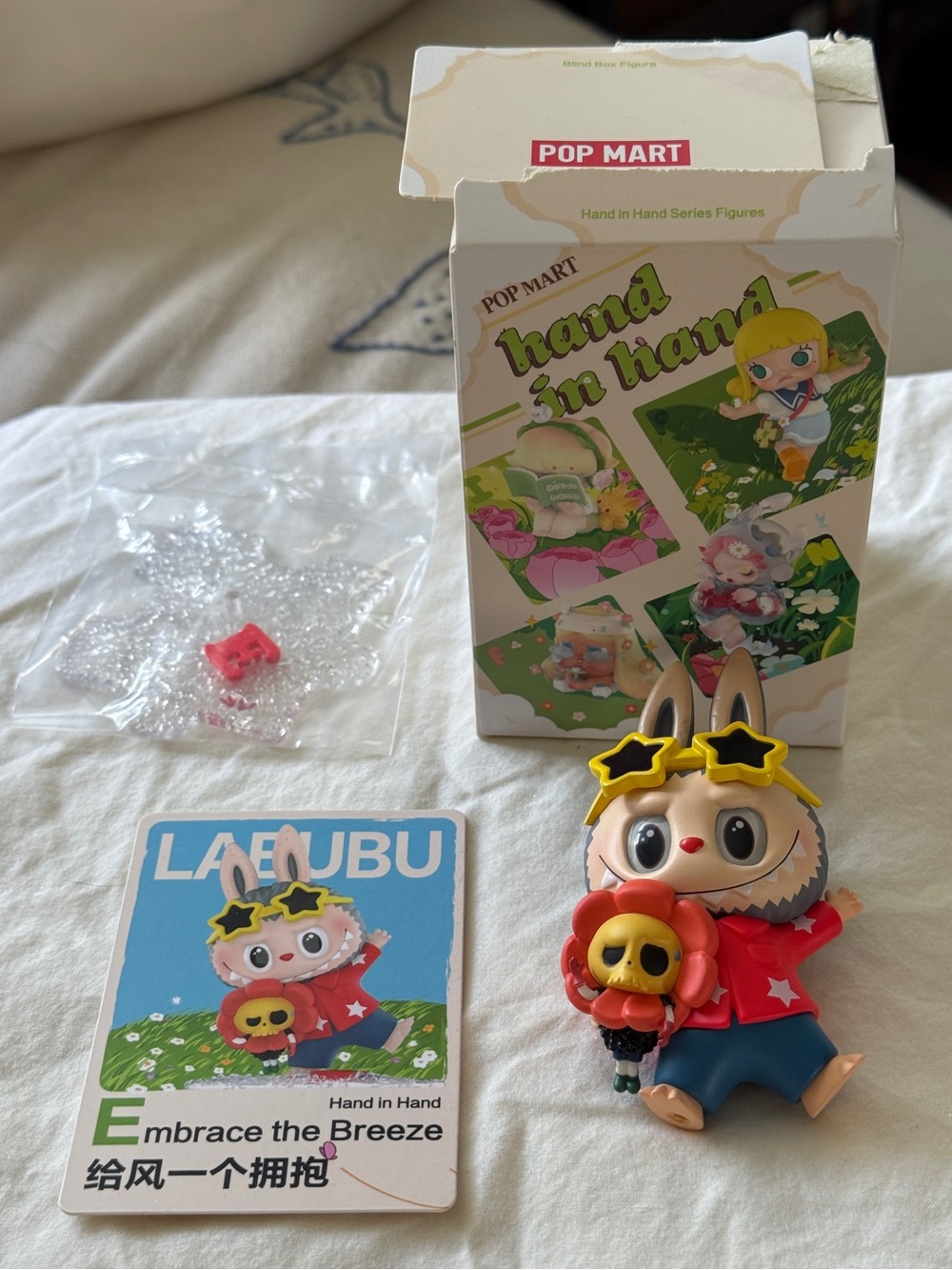 POP MART Hand in Hand series Labubu Figurine
